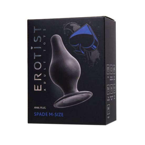 Пробка Erotist Spade (XS,S,M,L)