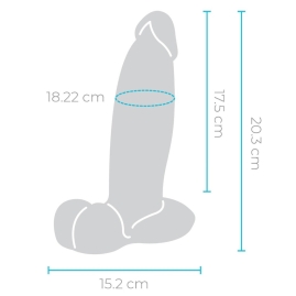 Фаллос b-Vibe Slipskin 8&quot; Girthy